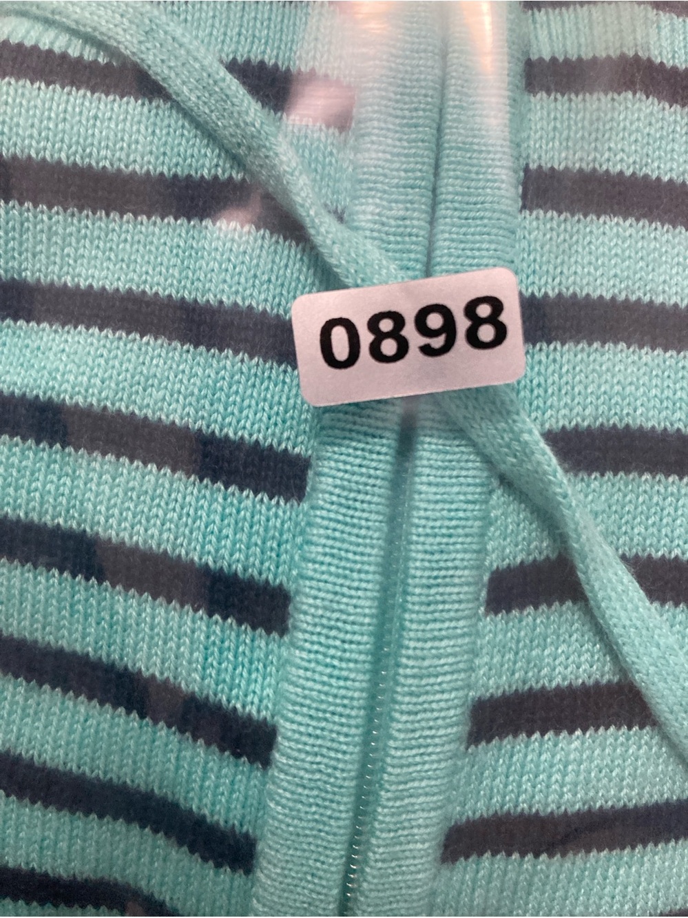 Charter Club Knit Hooded Jacket Women’s Sz P/P Striped Long Sleeve Full Zip - Picture 14 of 14